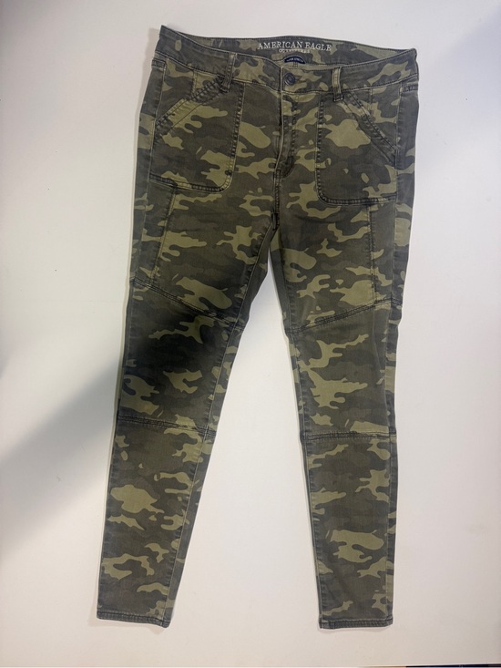 American Eagle Outfitters Denim - American Eagle Outfitters Olive Camo Skinny Jeans
